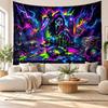Scream Ghostface Wall Tapestry Home Decor Hanging Cloth Art Background Tapestry for Bedroom