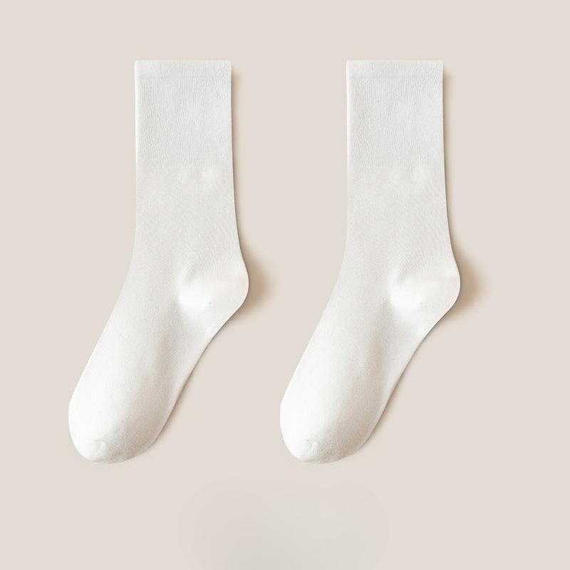 Ladies Spring and Autumn Month Loose Mouth Long Tube Pile Cotton Socks