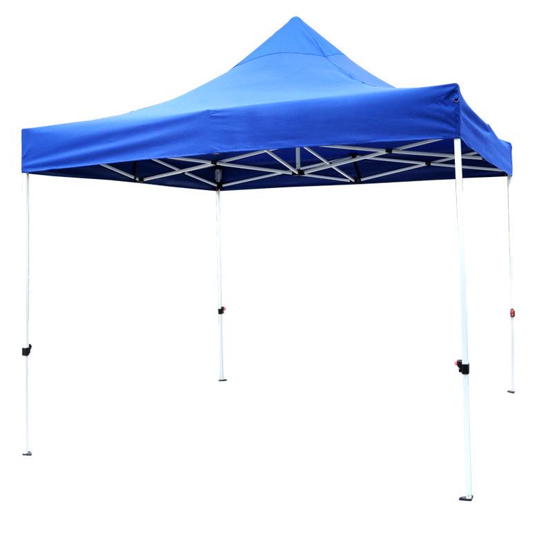Foldable 3x3 Semi-Automatic Outdoor Tent: Sunshade, Rain Shelter, Customizable Exhibition Stall Umbrella