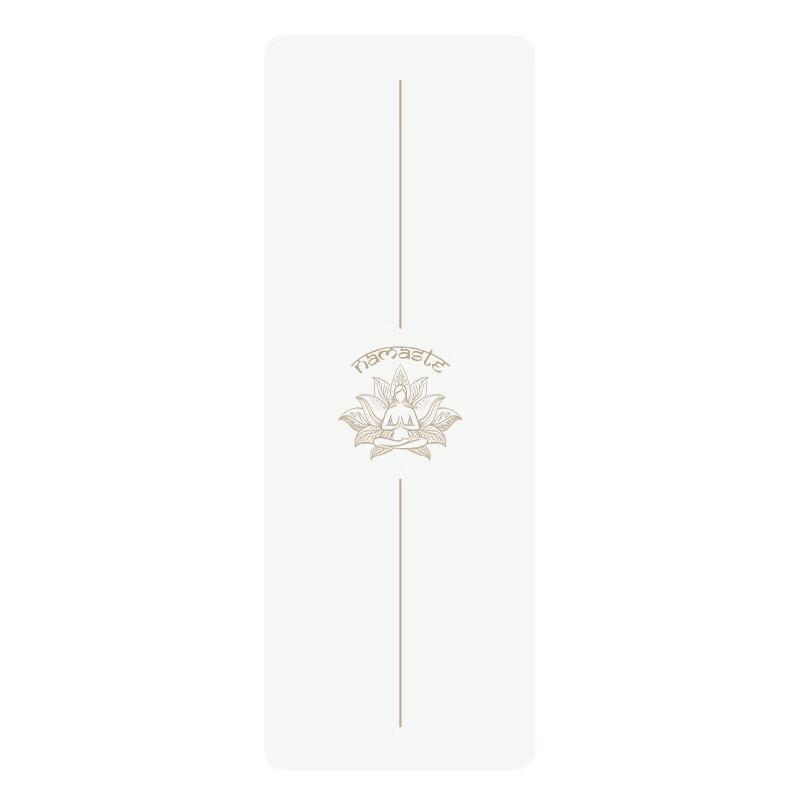 Sanfan Natural Rubber Non-Slip Yoga Mat with Alignment Lines