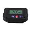 Table Clock Alarm Clock Compact Black ABS Plastic Car Clock Reliable Date And Timer Function Calendar 12 Hours