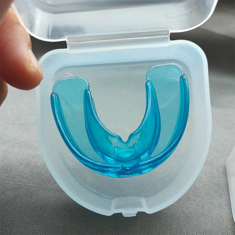 

Двусторонний стоматологический каппа для рта, защита десен, защита зубов, ночная помощь при скрежетании зубами, сон синий