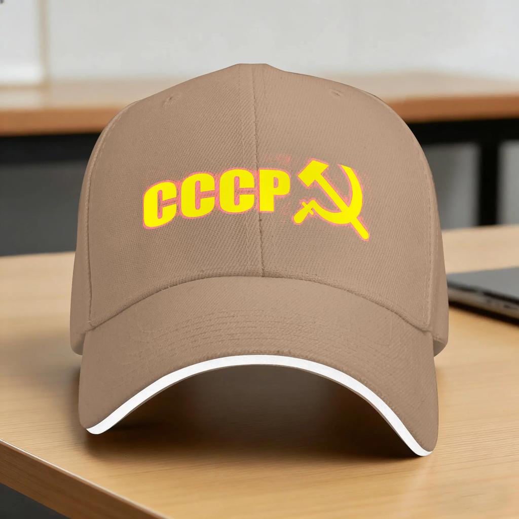 CCCP Logo Baseball Cap Outdoor Sport High Quality Trucker Hat Women Unisex Casual Design Baseball Caps