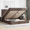 VidaXL Ottoman Bed Frame with Mattress Black 180x200cm Velvet, Bed Frame, Upholstered Bed Frame, Ottoman Bed Frame 3313417
