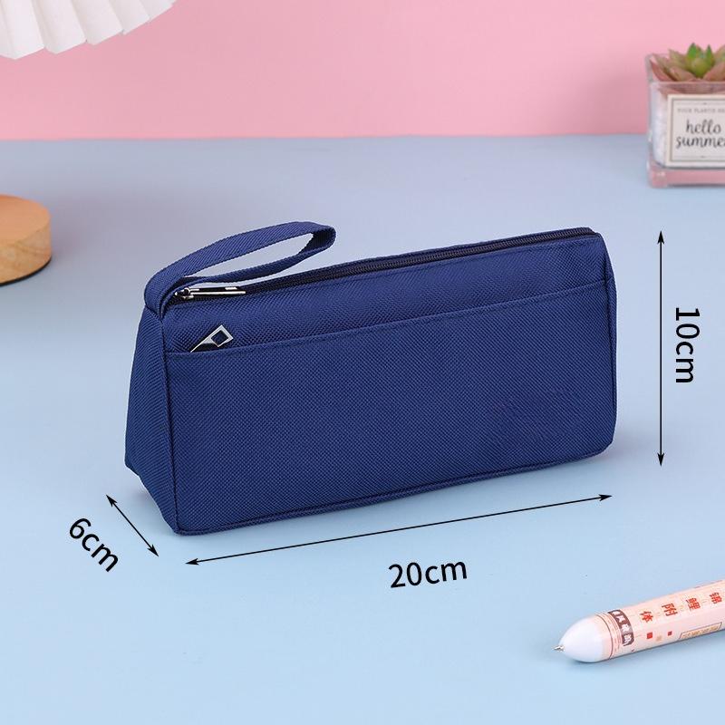 New Portable Stationery Pen and Pencil Case Multi-capacity Cosmetic Travel Organizer Simple Pen Case Suitable for School Office