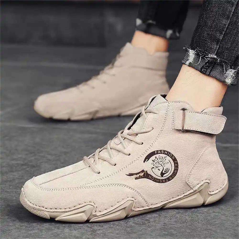Without Heel Rubber Sole Tenis Lofers Men High Tops Sneakers Shoes Big Boot Sport Low Offer Idea Baskettes Famous Brand
