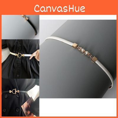 Elegant Summer Womens Waist Chain Accessory Versatile Dress Belt In Pu Material