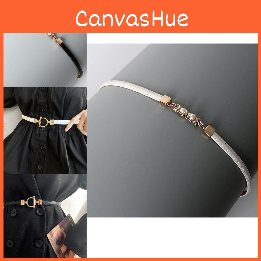Elegant Summer Womens Waist Chain Accessory Versatile Dress Belt In Pu Material