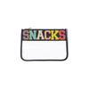 Transparent PVC Embroidery Cloth Stickers Travel Waterproof Cosmetic Bag Creative Letters Patch Handheld Makeup Organizer