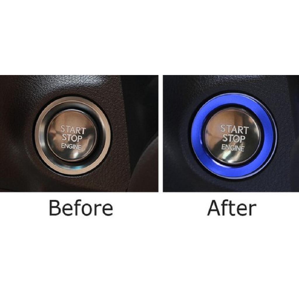 Blue Engine Start/Stop Push Starter Ring For Lexus IS GS ES RX NX Newer Model