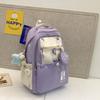 Schoolbag high value Mori fresh and sweet girl heart travel backpack large capacity contrasting color primary and secondary school students cute