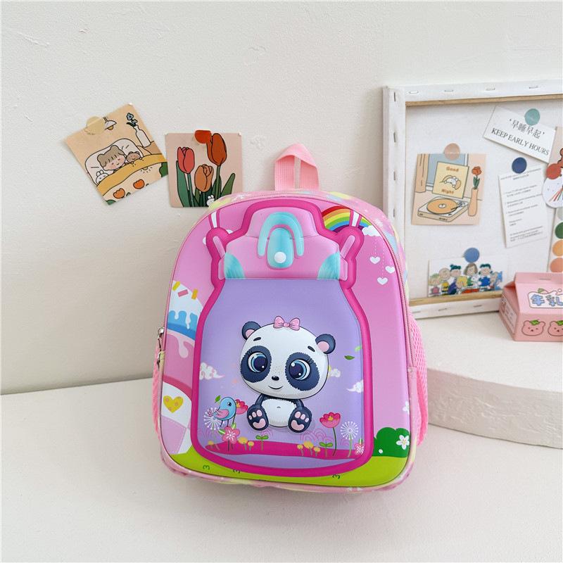 2025 Cartoon Kids' Backpack for Kindergarten & Elementary - Large Schoolbag for Boys & Girls