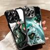 One P-Punch-Mans Tatsumaki Soft Phone Case For iPhone 15 16 17 Air 14 Pro Max 16E Plus 13 12 Mini Plating Anti-Fall Fundas