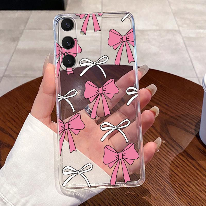 Fashion Cute Love Rabbit Phone Case For Samsung Galaxy S25 Plus S 25 Ultra Edge 5G Clear Silicone Protective Soft TPU Back Cover