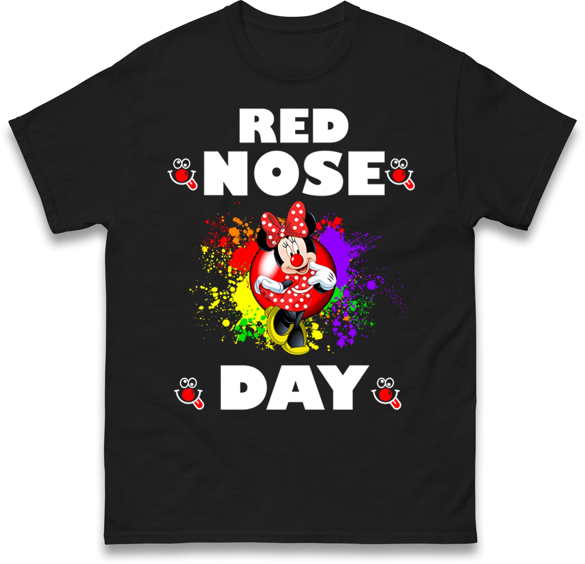 Red Nose Day Minnie Mouse kids T Shirt 100