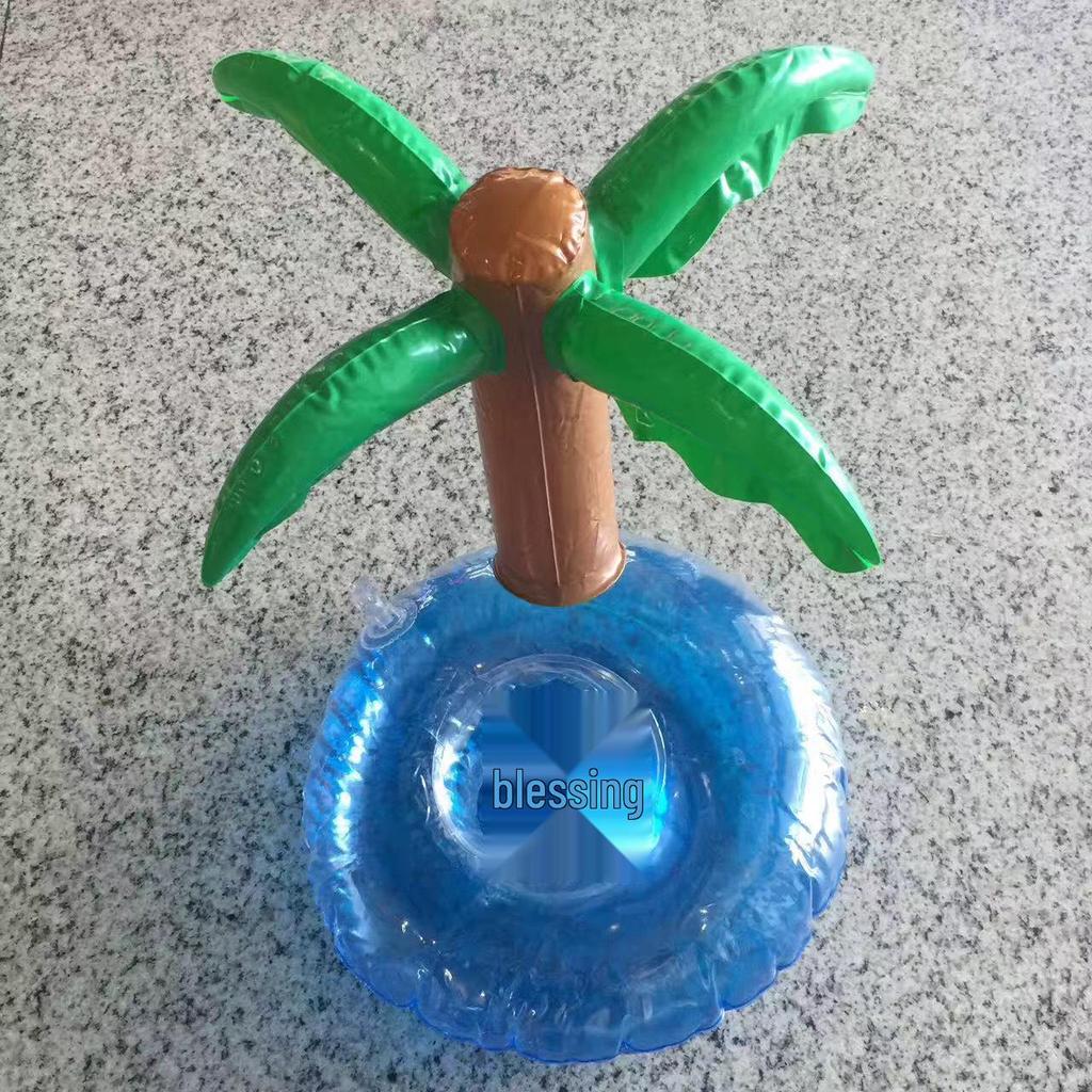 Hot-Selling Coconut Tree Inflatable Drink Holder Coaster