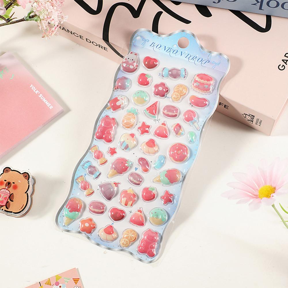 3D Relief Sticker Bonbon Drop Seal 5pcs