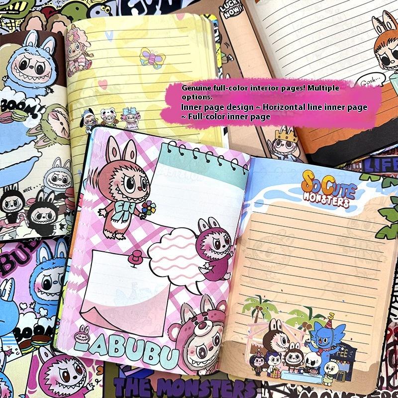 Graffiti A5 Color Page Hard Shell Notebook Cute Cartoon Handbook Student Notes
