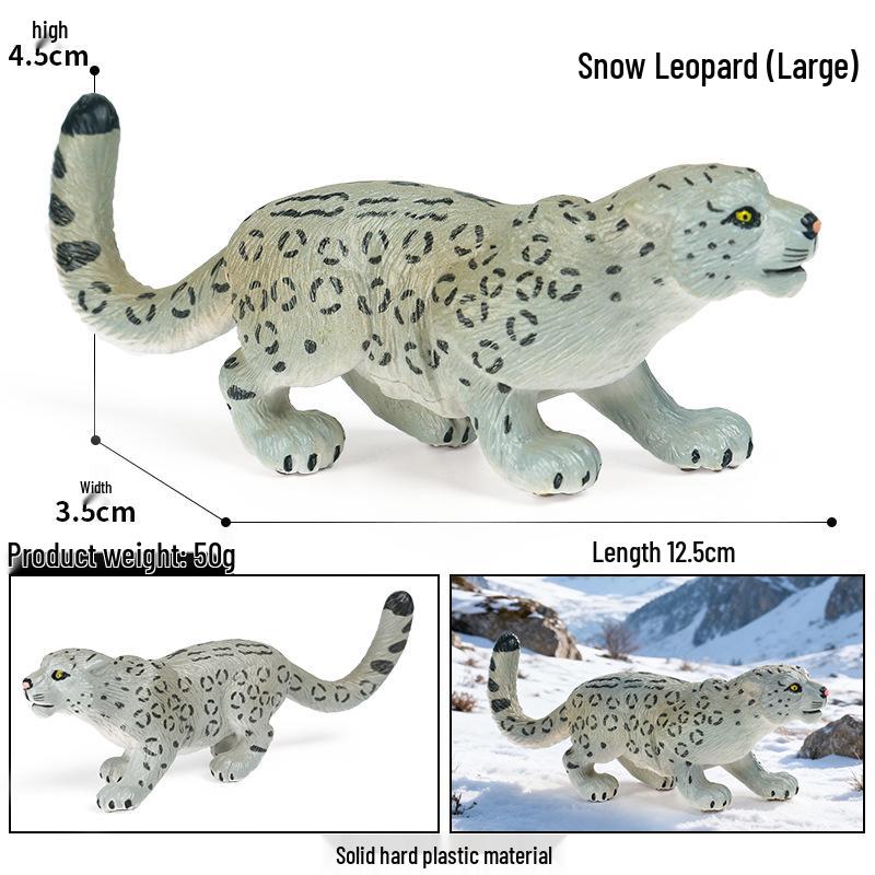 Polar Wildlife Animal Model Toy Set: Polar Bear & Penguin