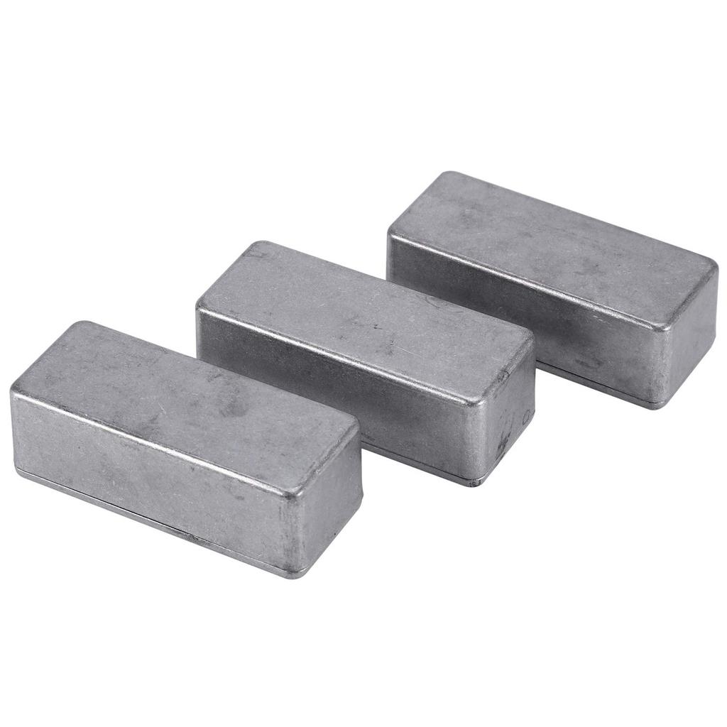 Dovhmoh Guitar Effect Pedal Aluminum Stompbox Enclosure for DIY Guitar Pedal Kit 1590A 5-Piece