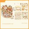 Plus Size Landscape Stickers Food Series Visual Stacking Sticker  Children Gift