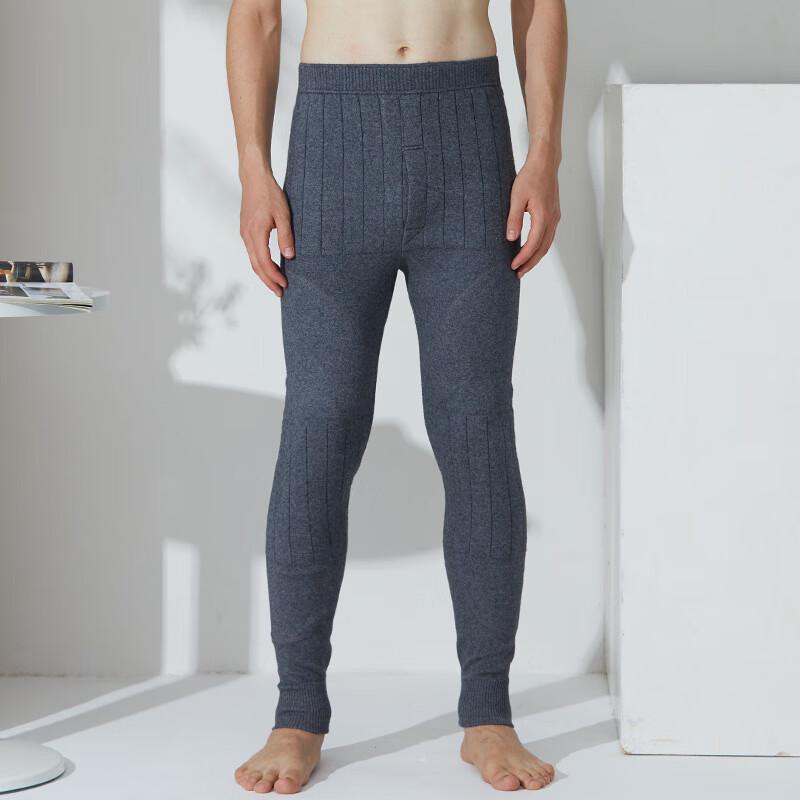 

Мужские утепленные брюки из смесовой шерсти MuQingQing с верблюжьей флисовой вставкой M