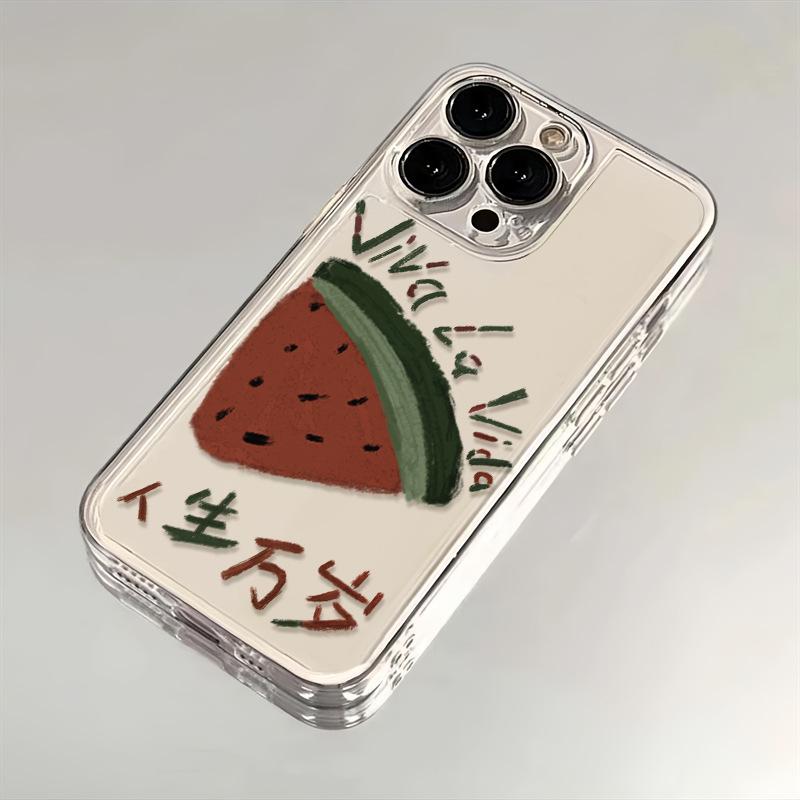 Summer Watermelon Is Suitable for Apple 15 Pro Max Phone Case, iPhone 14/12 Transparent 11, Soft XS Max Protection 13