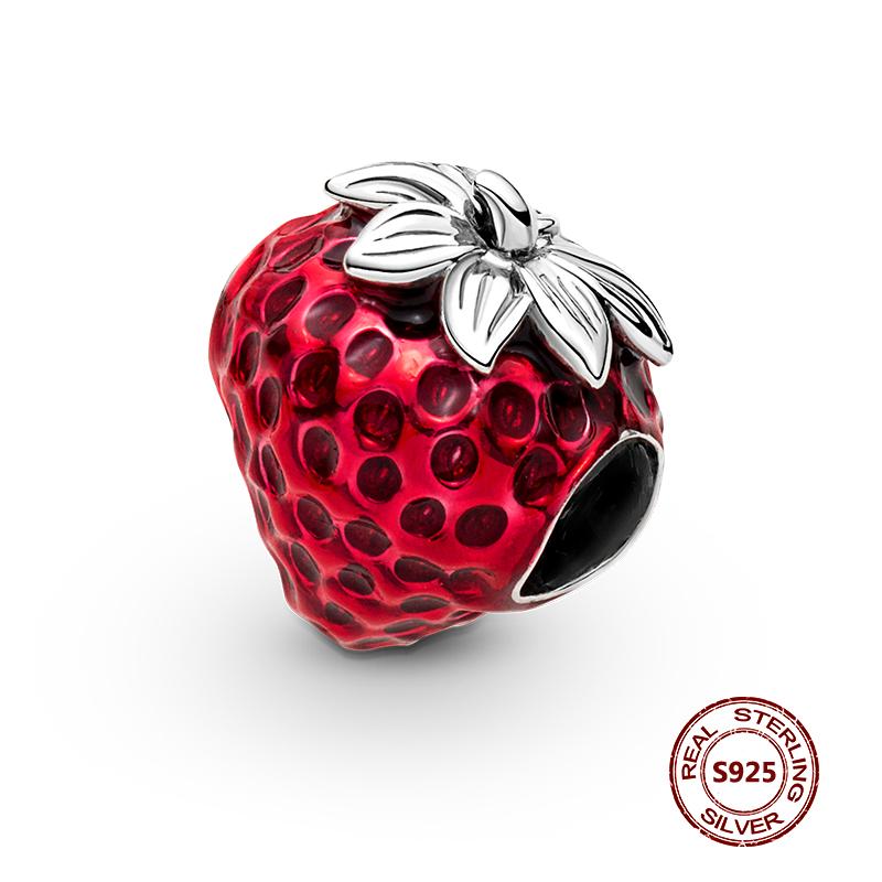 Charms camaleonte adatti a braccialetti originali alla moda in argento 925 con zircone, perlina a forma di polpo e tartaruga, ciondolo a forma di farfalla e lucciola, fai da te per realizzare gioielli