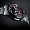 Casio Men's Stainless Steel 100M Water Resistant Quartz Watch ECB-800DB-1A