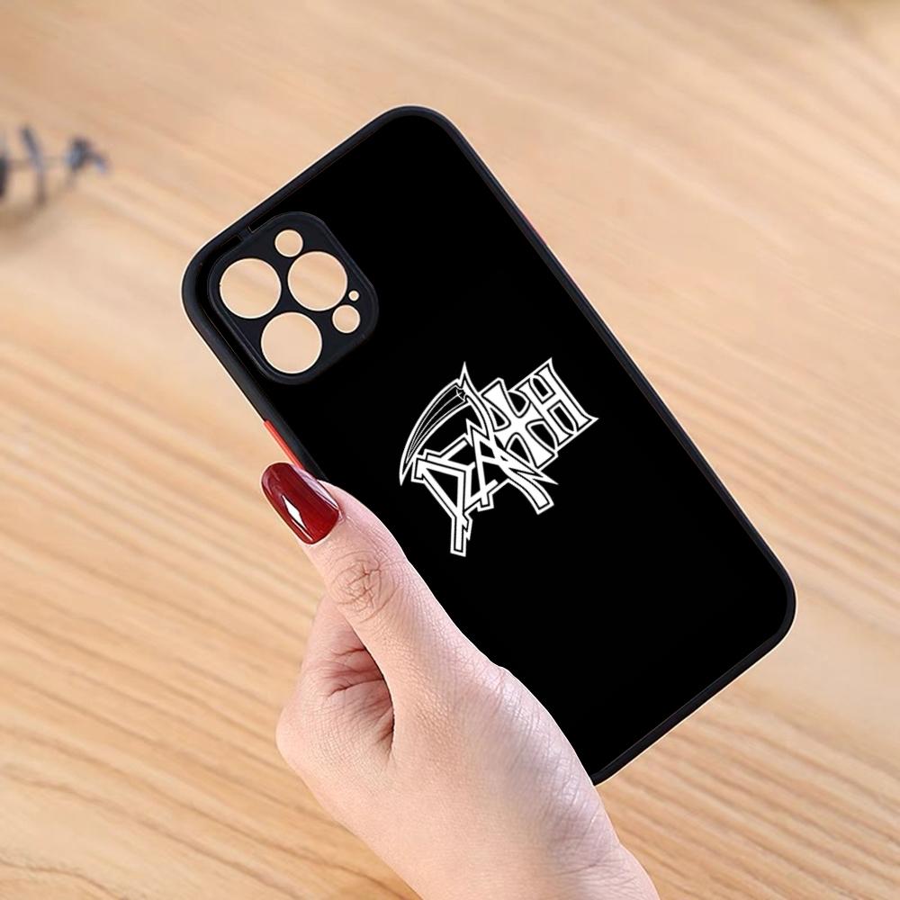 Old Deaths Mental Rock Phone Case Black Matte For IPhone 16ProMax 15 13 12 11 14 Pro Max Mini Plus SE2020 XS Max XR Cover