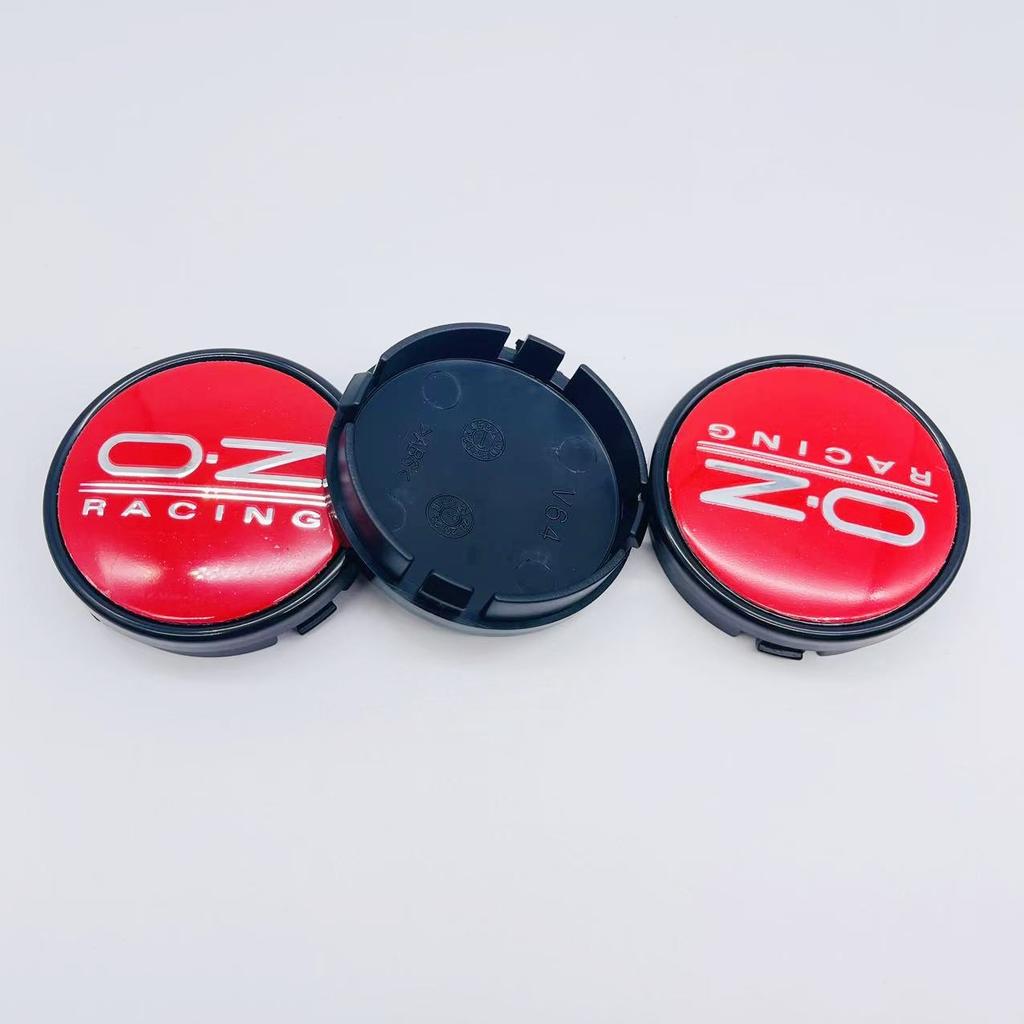 4pcs Car Wheel Center Hub Caps 64mm For OZ Racing Alloy Auto Wheel Rim Center Hub Cap 56mm OZ Badge sticker Styling accessories