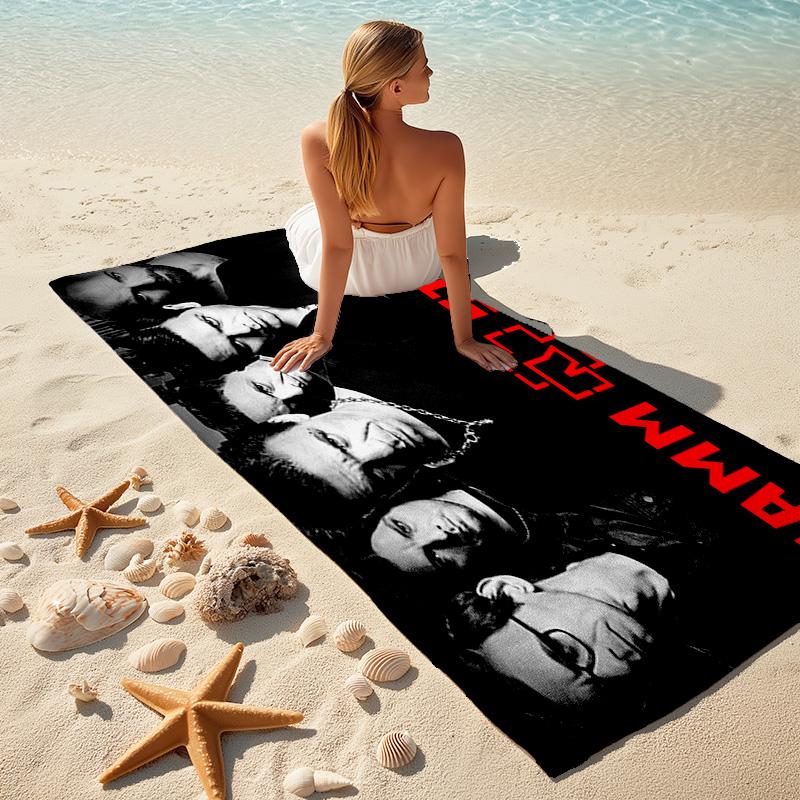 Till Lindemann, Lead Singer of the German Heavy Metal Rock Band Rammstein, Outdoor Camping Vacation Swimming Beach Scarf Decorative Blanket F9