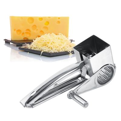 Käsehobel, Tragbar Käsehobel Edelstahl Küchenreibe mit Griff für Käse, Nüsse, Gemüse, Schokolade
