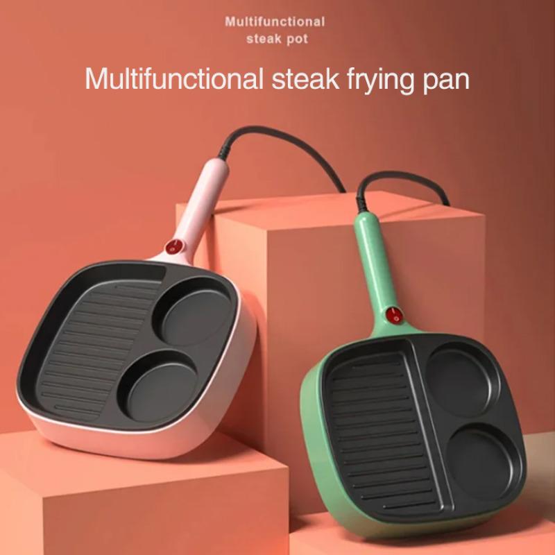 Dormitory Mini Electric Skillet NonStick Breakfast Machine Fry Eggs Flapjack Pan