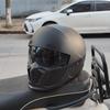 ORZ Motorcycle Retro Helmet Cruise Men's and Women's Combination Full Helmet Scorpion Helmet Reserved Bluetooth Headphone Slot