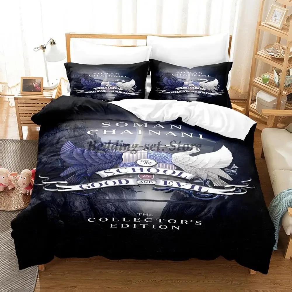 The School For Good And Evil Bedding Set Single Twin Full Queen King Size Bed Set Aldult Kid Bedroom Duvetcover Sets Bed