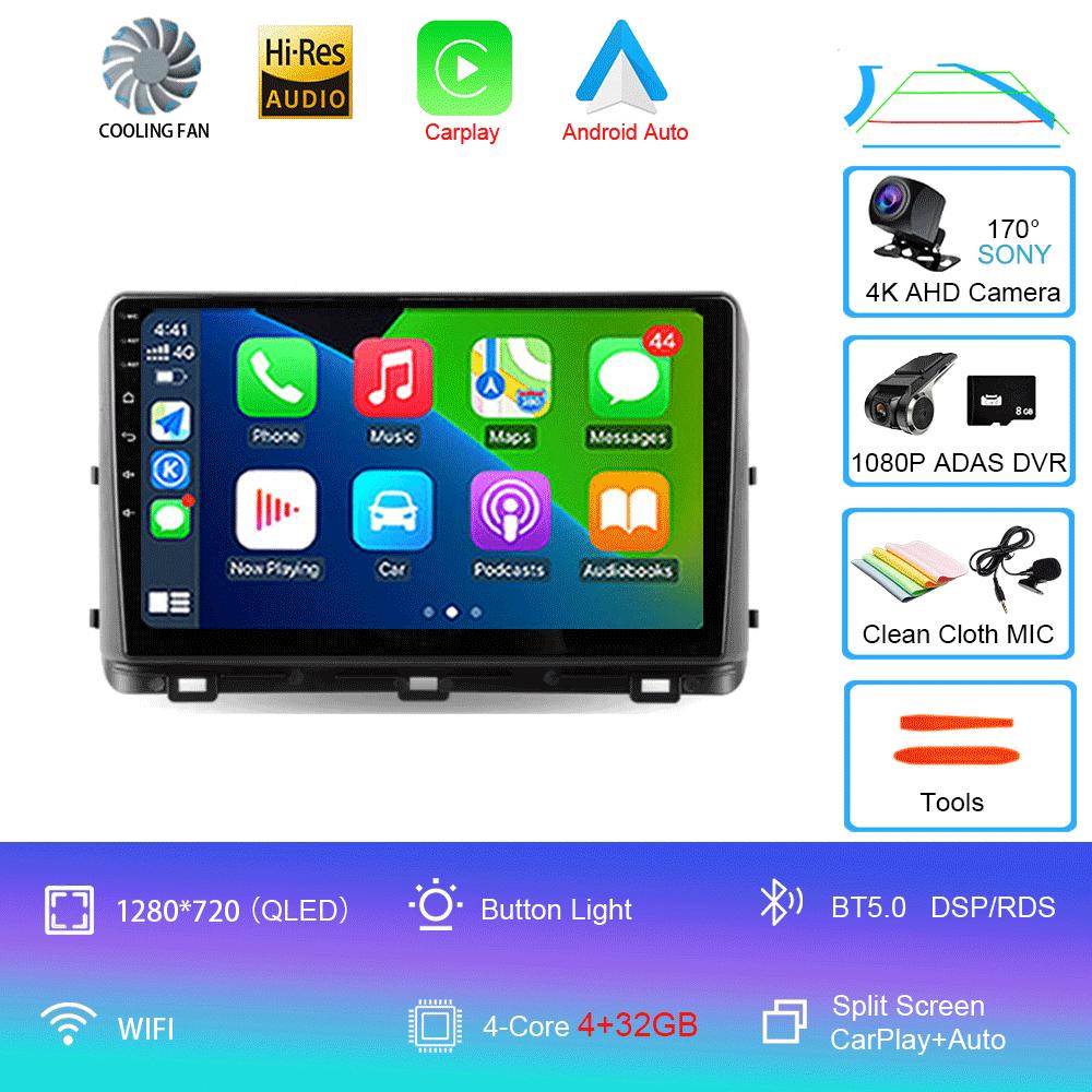 Android 14 For Kia Ceed 3 CD 2018 - 2022 Car Radio Multimedia Video Player Navigation GPS BT 5.0 DSP WIFI 4G Carplay 360 Camera