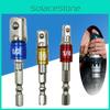 Versatile 3-piece Socket Drill Bit Adapter Set For Impact Driver And Wrench Extension