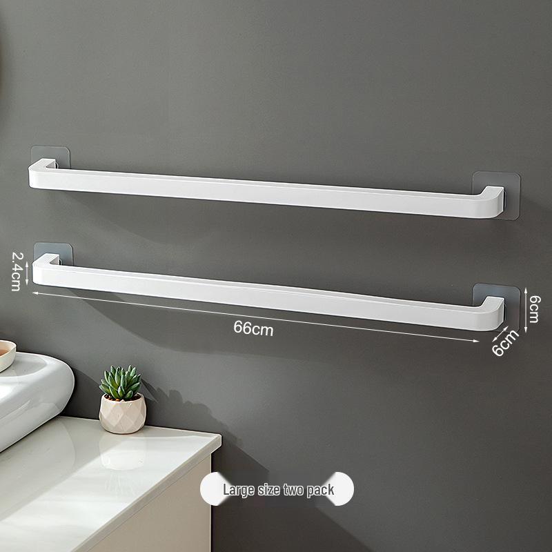 Nordic Minimalist Punch-Free Wall-Mounted Towel Rack - Single Bar
