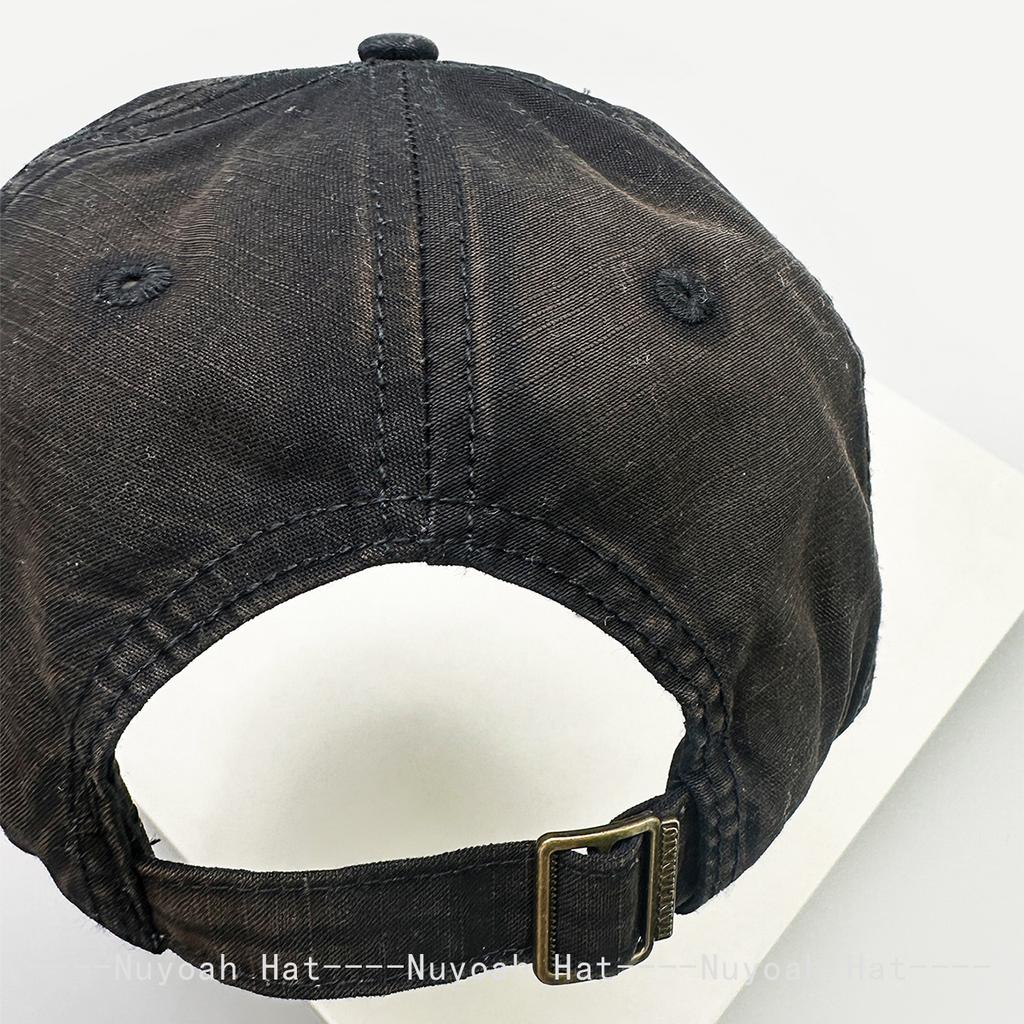 And Women American Vintage Embroidered B Letter Prints Baseball Caps Sun Protection Broken All-Match Personalized Peaked Hats Fashion Street Style