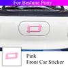 For Bestune Pony Front  Steering Wheel Hub Car  Modification Color Change Tail Letter Sticker Decorative Sticker