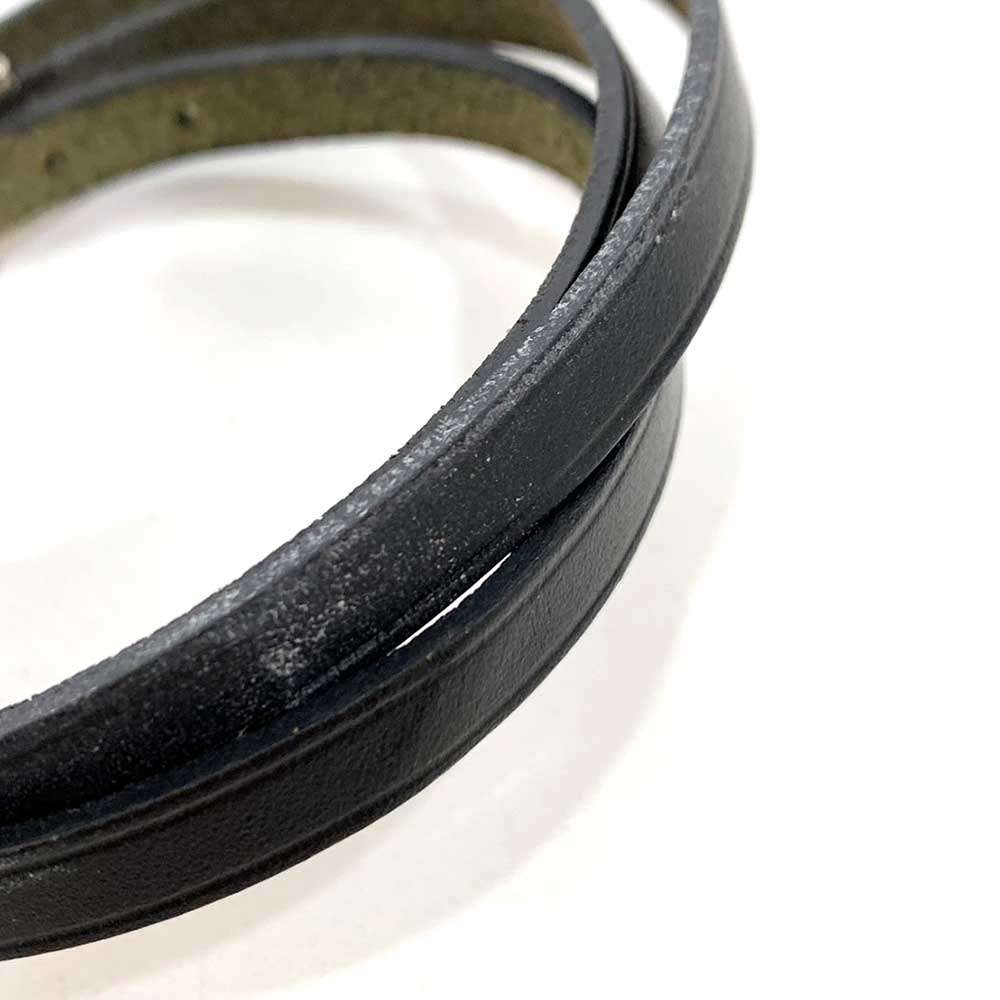 Used HERMES Apibracelet leather Women