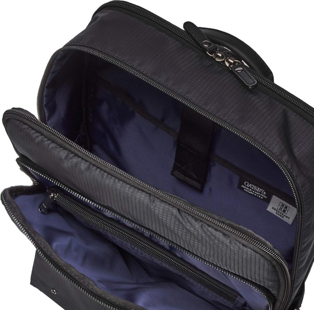 Gatsby Leichter Business-Rucksack für Schwarz GB-AZ011 Pendeln,