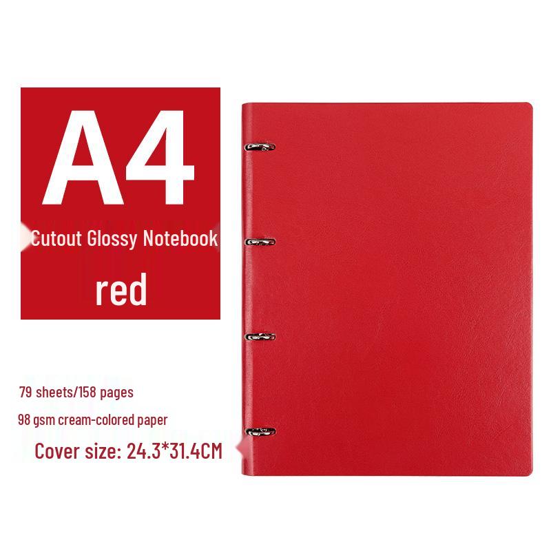 2024 A5 & B5 Loose-Leaf Business Notebook with Removable Ring Binder