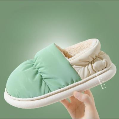Cotton Slippers with Thick Soled Warm Cotton Shoes