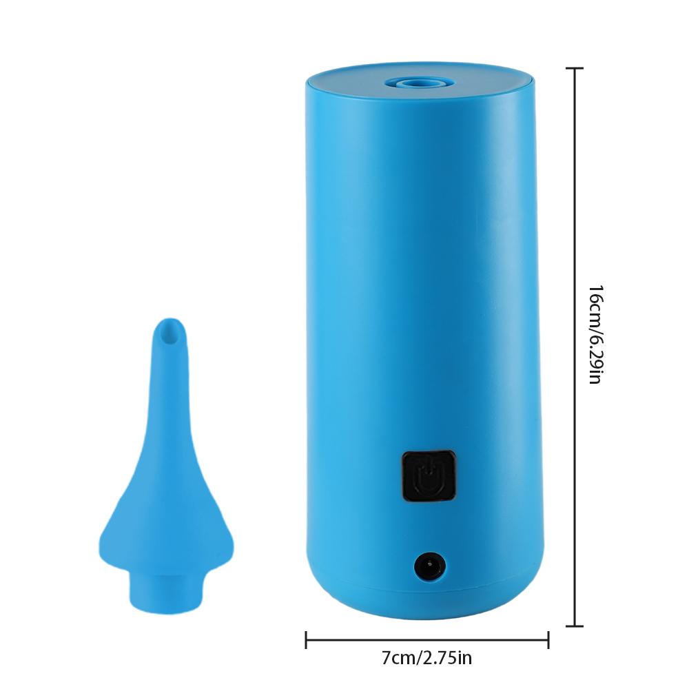 Mini Elektrisk Ballongpump Bärbar Ballongblåsmaskin med Tryck och Automatisk Uppblåsning av Ballong