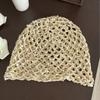 Hollow Sequin Woven Cap Vintage Beanie Hats Retro Sequin Bucket Hat  Spicy Girls