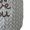 Laundry Basket Cotton Linen Foldable Round Dirty Clothes Storage Bag Folding Laundry Hamper for