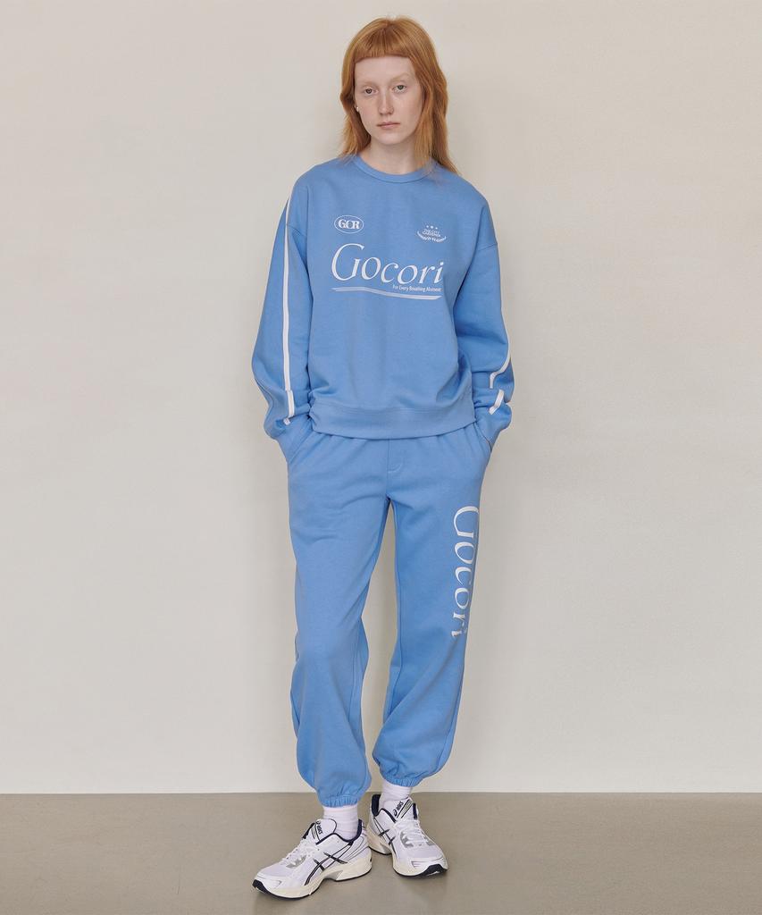 GOCORI Breathing Moment Sweat Pants - Sky Blue Sweatpants Jogger Pants