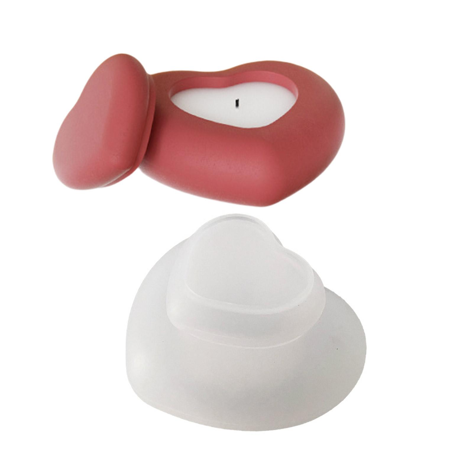 

Многоцелевые прочные силиконовые формы в форме сердца, аксессуары для изготовления ароматических свечей и контейнеров для хранения ювелирных изделий